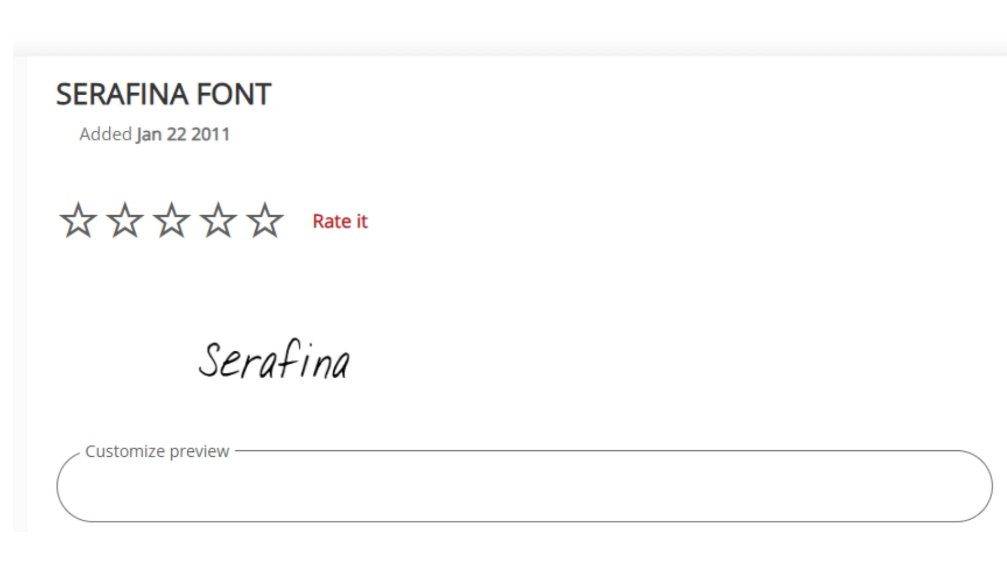 Image of Serfina Font